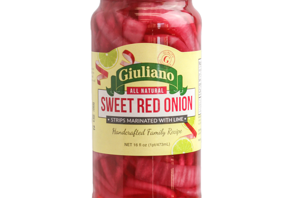 GIULIANO SWEET RED ONION STRIPS