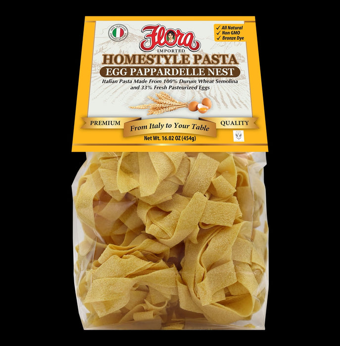 HOMESTYLE PAPPARDELLE EGG NEST ORGANIC PASTA