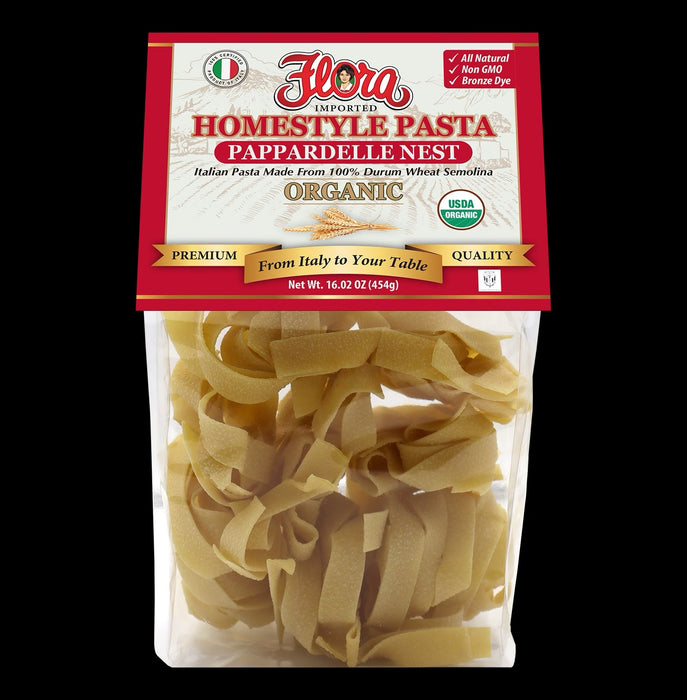 HOMESTYLE PAPPARDELLE NEST ORGANIC PASTA