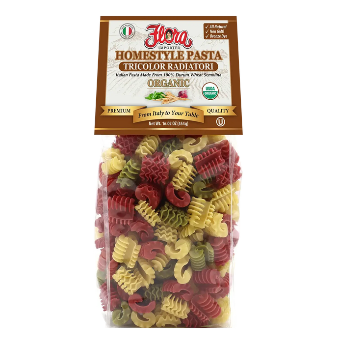 HOMESTYLE RADIATORI TRICOLOR ORGANIC PASTA