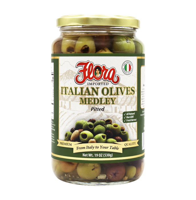 OLIVE ITALIAN MEDLEY - PITTED