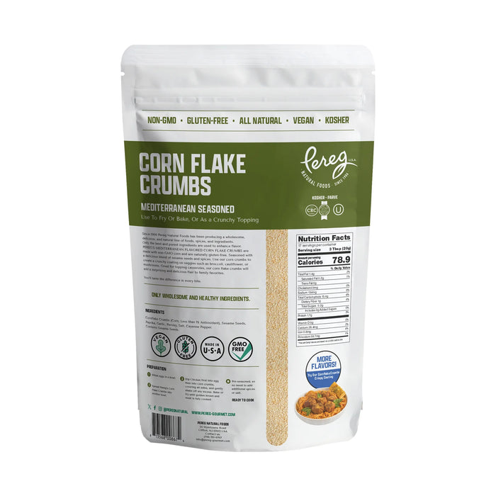 GF CORN FLAKE CRUMBS - MEDITERRANEAN SEASONED