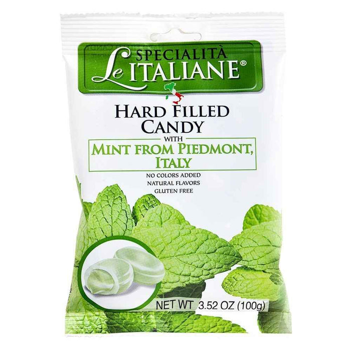 HARD FILLED CANDY WITH MINT FROM PIEDMONT ITALY