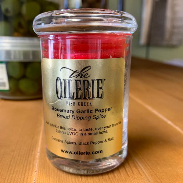The Oilerie Rosemary & Garlic Bread Dipping Spice Jar