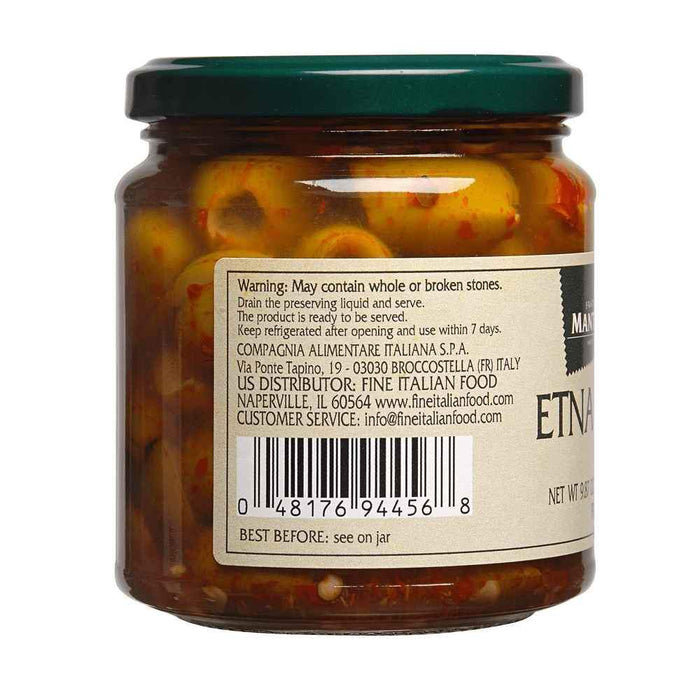 "Hot" Etna Crushed Olives - Mantova Brand