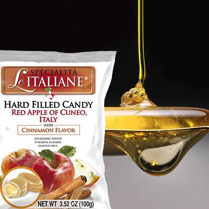 Hard Filled Candy Red Apple from Cuneo